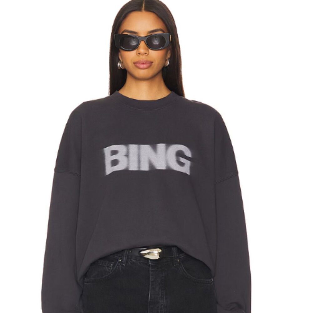 NWT Anine Bing Miles Blur Sweatshirt size small